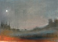 Hamid Alvi, 13 x 17 inch, Oil on Canvas, Landscape Painting, AC-HA-092 Hamid Alvi, 13 x 17 inch, Oil on Canvas, Landscape Painting, AC-HA-092